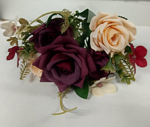 Artificial Flower Rose Bunch and Leave