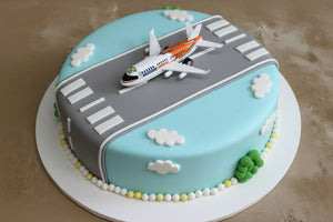 2pc Plastic Air Plane Cake Topper 2pc