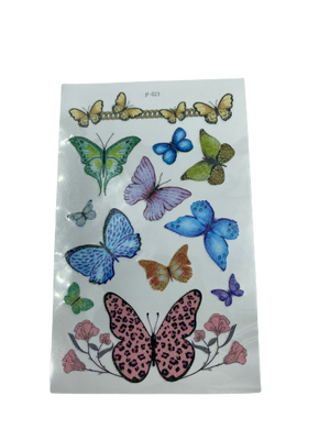 JF-023 Tattoo Stickers Butterflies