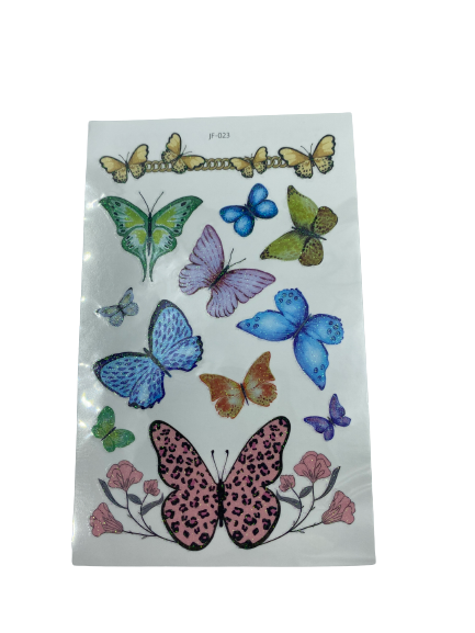 JF-023 Tattoo Stickers Butterflies