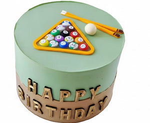 Snooker Cake Topper