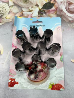 12pc Cake decorating Nozzle Set