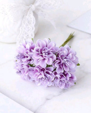 Cake Topper Artificial Mini Carnation Flower