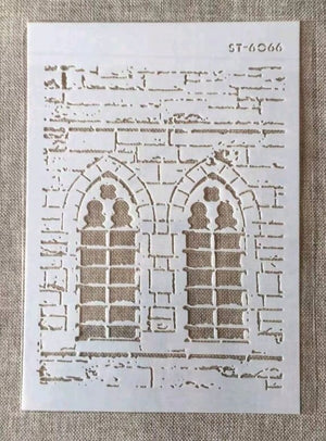 ST-6066 Cake Decorating Stencil Window