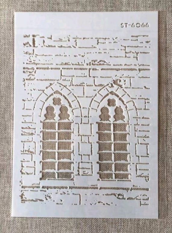 ST-6066 Cake Decorating Stencil Window