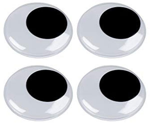 4pc Plastic Googly Eye 40mm 4cm