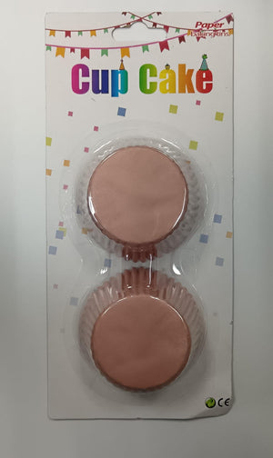 ±48pc Cupcake Wrappers Dusty Pink