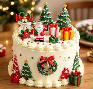 Cake Topper  Christmas Theme