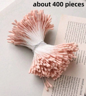 Flower Stamens Dark Pink