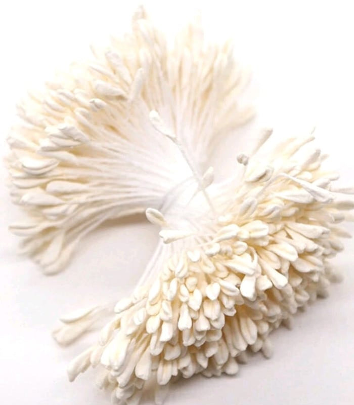 2.5mm Flower Stamens Milky White