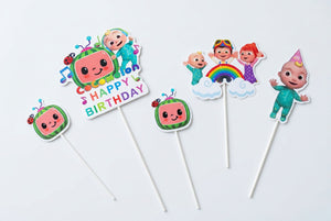 Cardboard Cake Topper Cocomelon