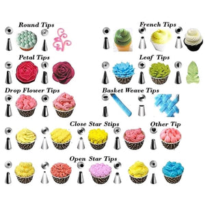 48pc Decorating Nozzles Set