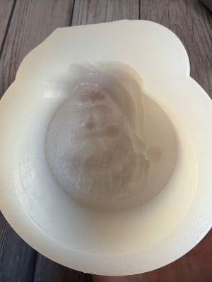 Pre loved soap mould Santa