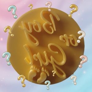 Cupcake Stamp 6cm  Boy or Girl