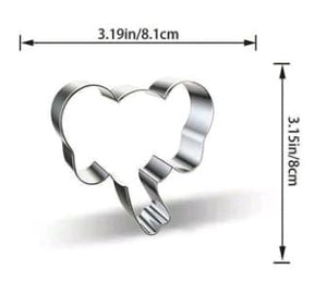 Metal Cookie Cutter Elephant Head