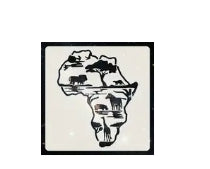 Cake decorating Stencil Africa Animals Map