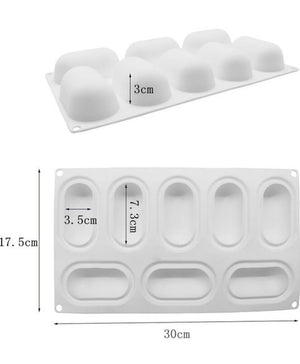 HL-9222 Oval soap chocolate mould