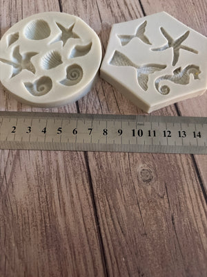 Pre loved mould sea shell mermaid bundle