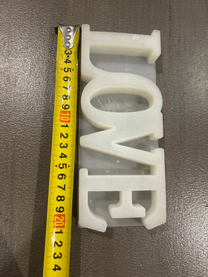PRE LOVED Silicone Mould Resin LOVE