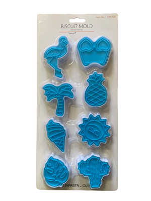 CK-126 Tropical Plastic Cookie Cutters