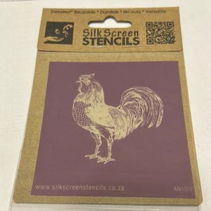 Silk Screen Chicken Rooster