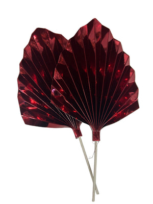 Red Paper Fan Cake Topper