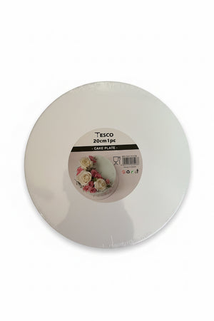 20cm Cake Board White