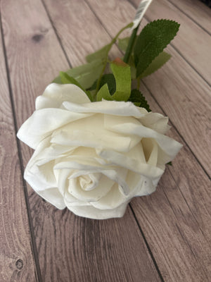 Cake Topper Artificial Single Rose