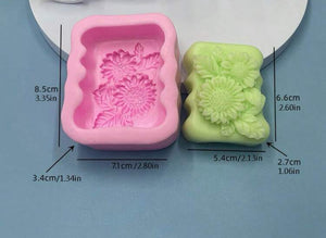 Silicone Mould Soap Sunflower