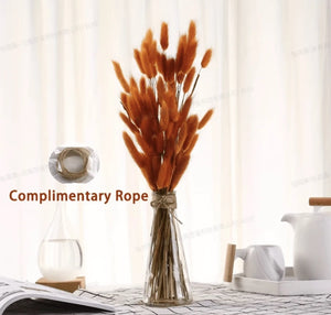 Cake Topper Bunny Tail Grass Burnt Orange 99pc