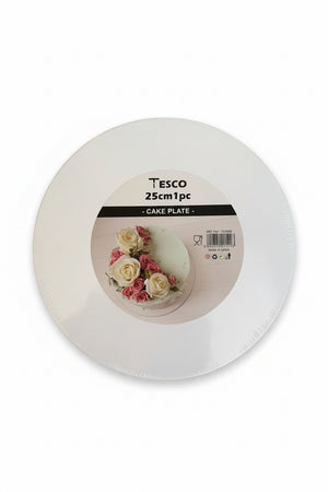 25cm Cake Board White
