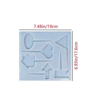 Silicone Mould Resin Plant Marker