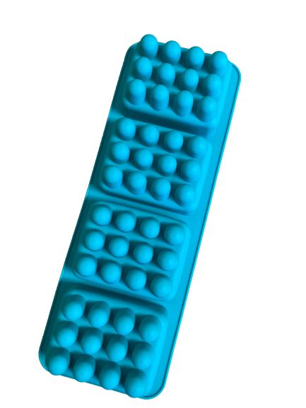 Silicone Mould Soap Massage Rectangle