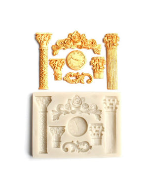 Silicone Mould Vintage Pillar Clock