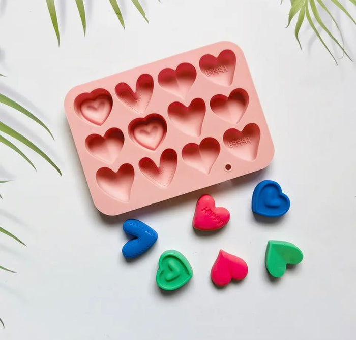 Silicone Mould Chocolate Soap Heart