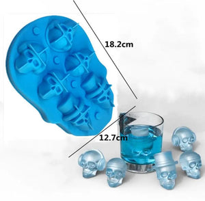 Silicone Mould Ice Tray Skull