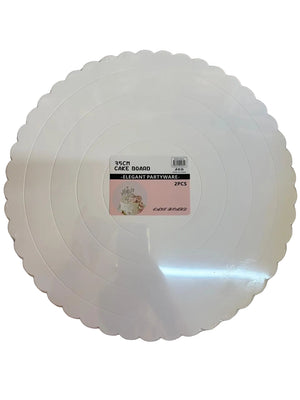 35cm Cake Board White 2pc