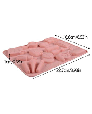 Silicone Mould Chocolate Make Up