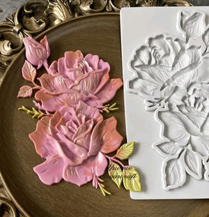 Silicone Mould Flower Rose