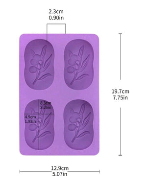 Silicone Moud Soap Olive Tree