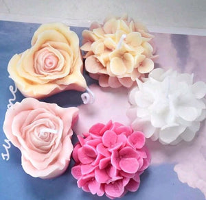 Small Silicone Mould Candle Rose