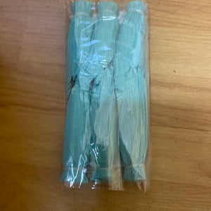 20cm Paper Flower Turquoise 6pcs