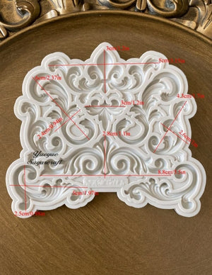 Silicone Mould Scroll Border