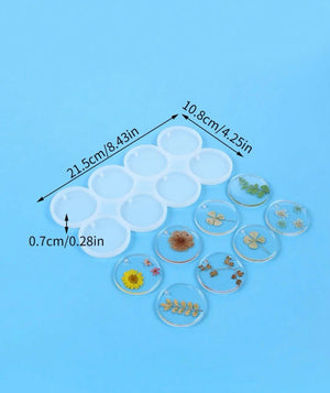 Silicone Mould Earring 8 Cavity