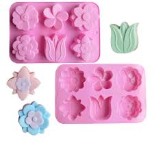 Silico Mould Soap Flower Tulip