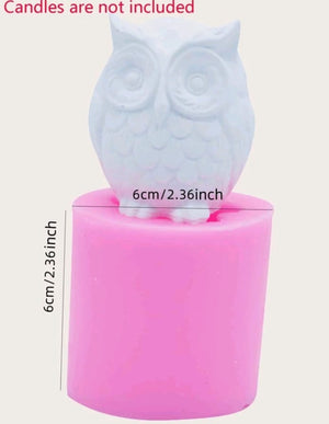 Silicone Mould Candle 3d Owl