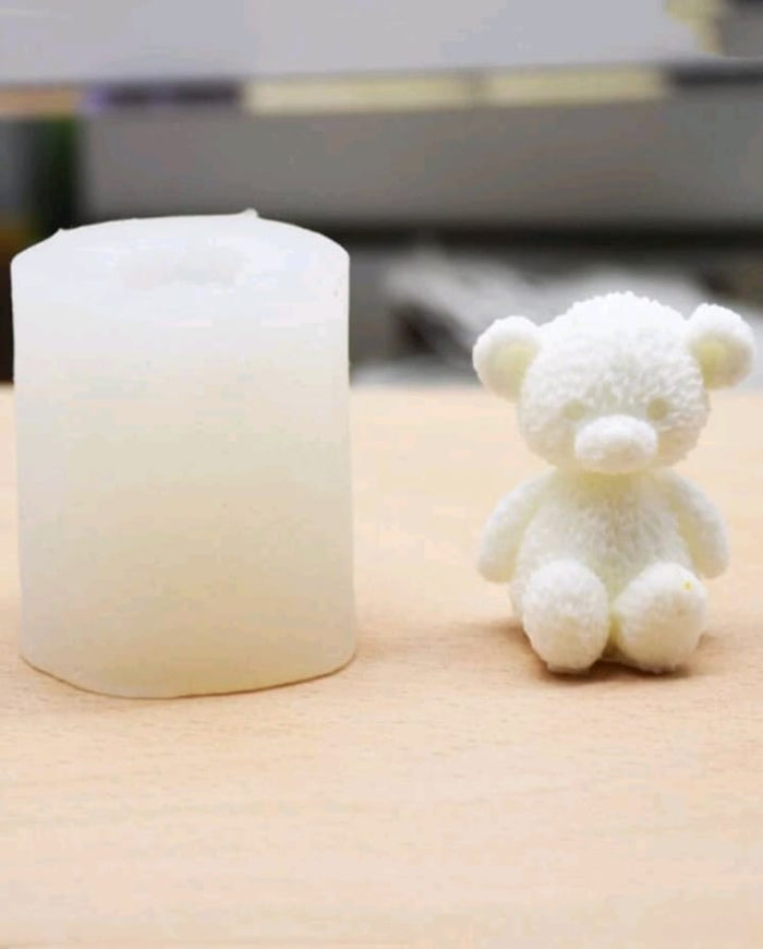 Silicone Mould Candle 3d Teddy