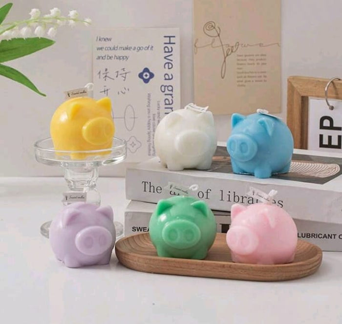 Silicone Mould Candle 3d Pig