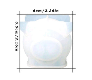 Silicone Mould Candle 3d Pig