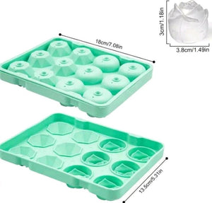 Silicone Mould Ice Tray 3d Rose Diamond